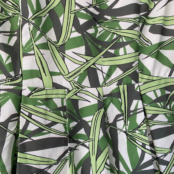 NWT Pink Martini Green Leaf Mini Dress - Picture 4 of 8